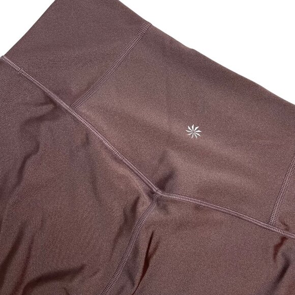 Athleta Ultra High Rise Elation Tight Shimmer Brown Color Medium - Picture 1 of 6